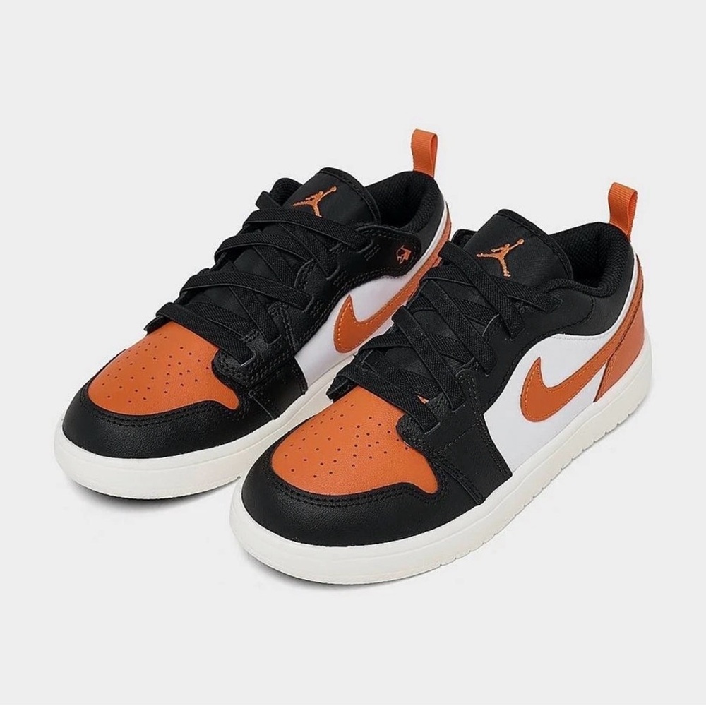NIB Little Kid PS Jordan 1 Low ALT Black/White/Sail/Starfish  DR9748-081
